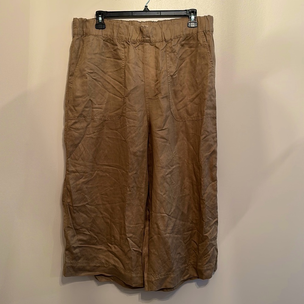 Madewell Brown Linen Pants Size XXL